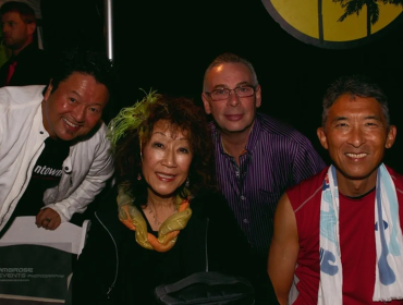 David Kandell, Dan Kurammoto, June Kuramoto, Danny Yamamato from the Hiroshima Band