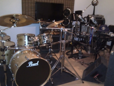 David Kandell's Pearl and Roland Studio